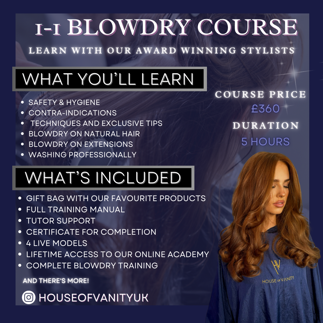 1 Day In Person Accredited Bouncy Blowdry Course